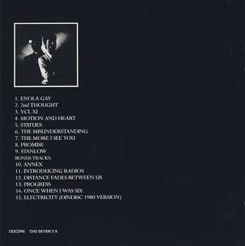 CD Orchestral Manoeuvres In The Dark: Organisation