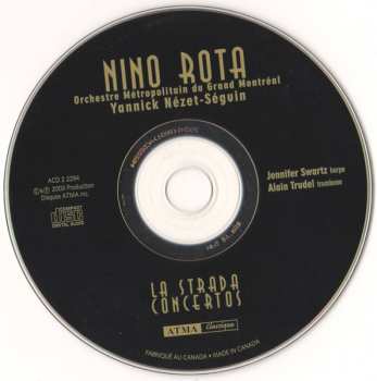 CD Nino Rota: La Strada / Concertos
