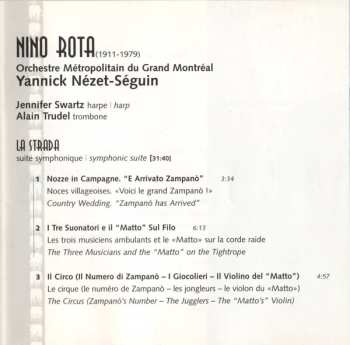 CD Nino Rota: La Strada / Concertos