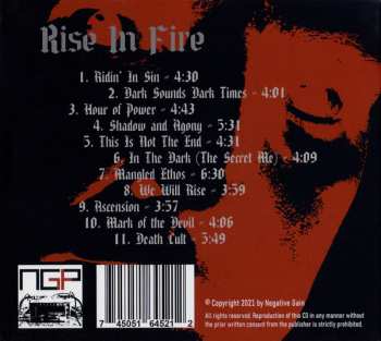 CD Order Of The Static Temple: Rise In Fire