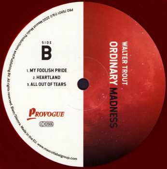 2LP Walter Trout: Ordinary Madness LTD | CLR