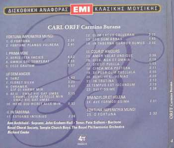 CD Carl Orff: Carmina Burana