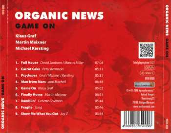 CD Organic News: Game On