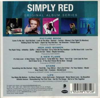 5CD/Set di cofanetti Simply Red: Original Album Series