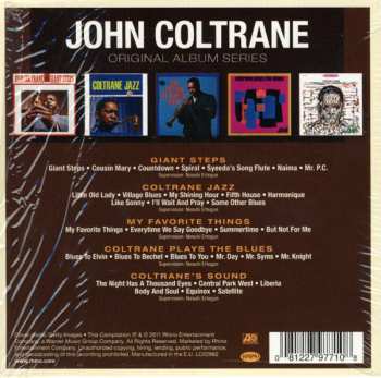 5CD/Set di cofanetti John Coltrane: Original Album Series