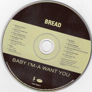 5CD/Set di cofanetti Bread: Original Album Series