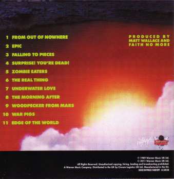 5CD/Set di cofanetti Faith No More: Original Album Series