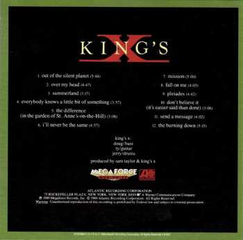 5CD/Set di cofanetti King's X: Original Album Series