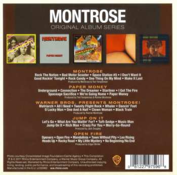 5CD/Set di cofanetti Montrose: Original Album Series
