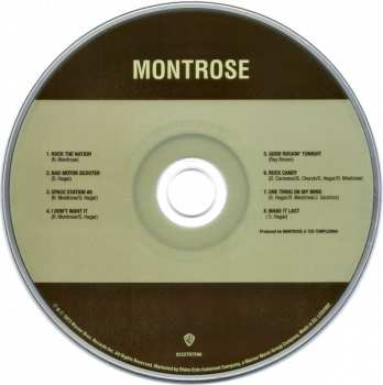 5CD/Set di cofanetti Montrose: Original Album Series