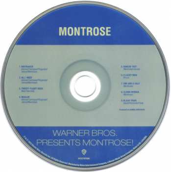 5CD/Set di cofanetti Montrose: Original Album Series