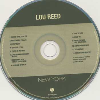 5CD/Set di cofanetti Lou Reed: Original Album Series