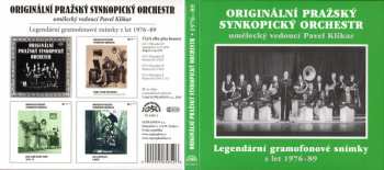 4CD/Set di cofanetti Originální Pražský Synkopický Orchestr: Legendární Gramofonové Snímky Z Let 1976-89
