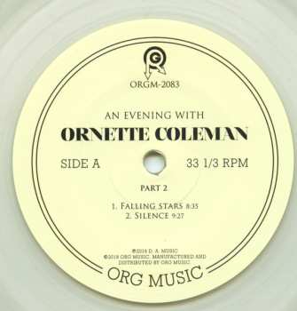 LP Ornette Coleman: An Evening With Ornette Coleman, Part 2 CLR | LTD