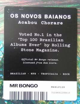 LP Os Novos Baianos: Acabou Chorare