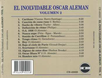 CD Oscar Aleman: El Inolvidable Volumen 2