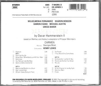 CD Oscar Hammerstein II: Oscar Hammerstein II's Carmen Jones: Original London Cast Recording