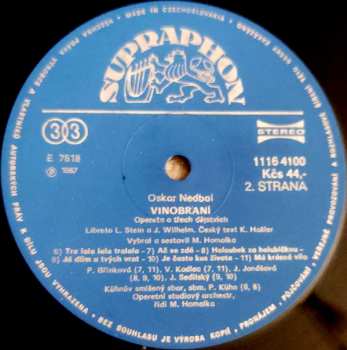 LP Oskar Nedbal: Vinobraní