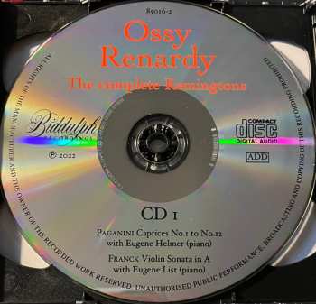 2CD César Franck: The Complete Remington Recordings: Violin Sonatas / 24 Caprices