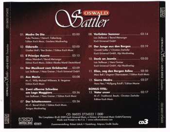 3CD/Set di cofanetti Oswald Sattler: Meine Berge Dolomiten