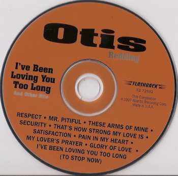 CD Otis Redding: I've Been Loving You Too Long And Other Hits