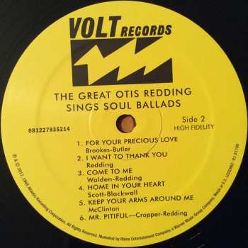 7LP/Set di cofanetti Otis Redding: The Definitive Studio Album Collection