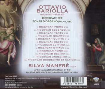 CD Silva Manfre: Ricercate For Organ