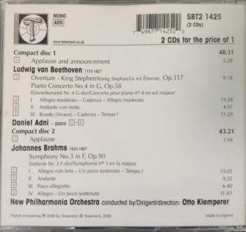2CD Otto Klemperer: The Last Concert: Beethoven / Brahms