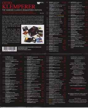 95CD/Set di cofanetti Otto Klemperer: The Warner Classics Remastered Edition