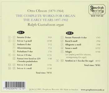 2CD Otto Olsson: The Complete Works For Organ: The Early Years 1897-1902