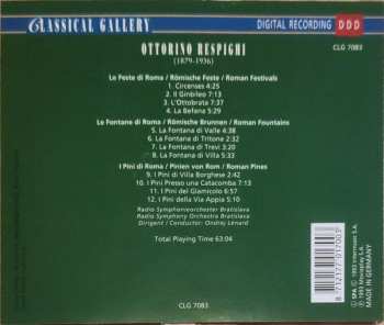 CD Ottorino Respighi: Le Feste Di Roma; Le Fontane Di Roma; I Pini Di Roma