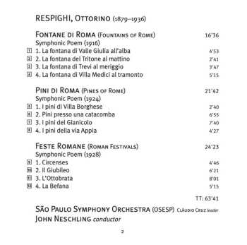 Set di cofanetti/7SACD Ottorino Respighi: Orchestral Works