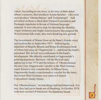 CD Ougenweide: Ohrenschmaus / Eulenspiegel