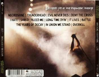 CD Overkill: Wrecking Everything (Live)