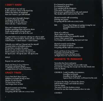 CD Ozzy Osbourne: Blizzard Of Ozz