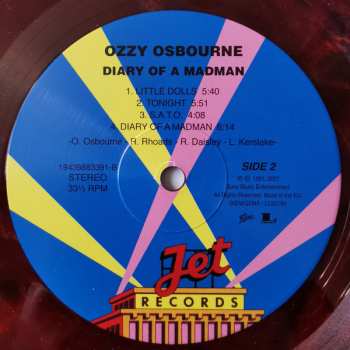 LP Ozzy Osbourne: Diary Of A Madman LTD | CLR