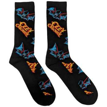 Merch Ozzy Osbourne: Calzini alla caviglia Logo Ozzy Osbournes & Bats