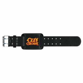 Merch Ozzy Osbourne: Bracciale in pelle Logo Ozzy Osbourne