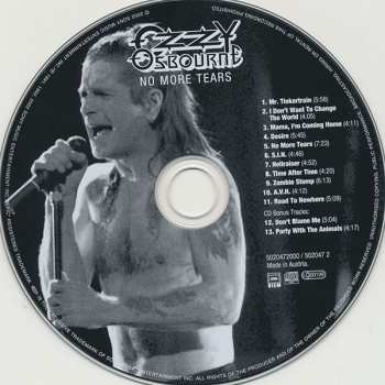 CD Ozzy Osbourne: No More Tears