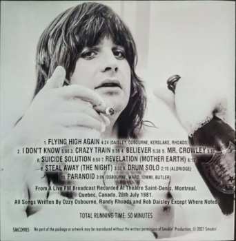 CD Ozzy Osbourne: Montreal 1981