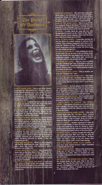 4CD/Set di cofanetti Ozzy Osbourne: Prince Of Darkness