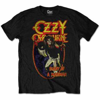 Merce Ozzy Osbourne: Tričko Diary Of A Mad Man  S