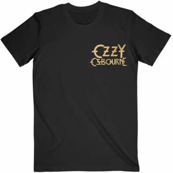 Merch Ozzy Osbourne: Maglietta Patient No. 9 Gold Logo Ozzy Osbourne