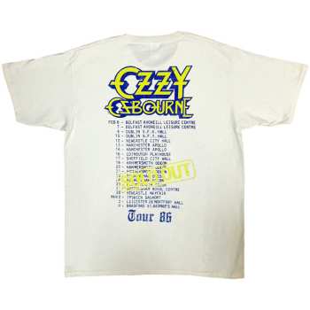 Merce Ozzy Osbourne: Ozzy Osbourne Unisex T-shirt: The Ultimate Sin Tour '86 (back Print) (small) S
