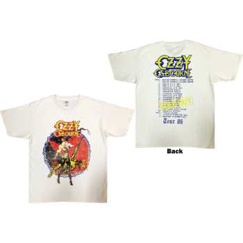Merce Ozzy Osbourne: Ozzy Osbourne Unisex T-shirt: The Ultimate Sin Tour '86 (back Print) (small) S