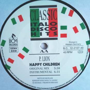 LP P. Lion: Happy Children (Remix '88)