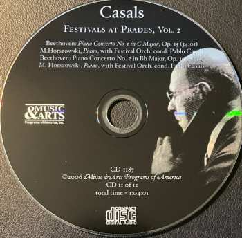 12CD/Set di cofanetti Pablo Casals: Casals Festivals At Prades, Vol. 2 