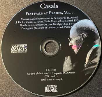 12CD/Set di cofanetti Pablo Casals: Casals Festivals At Prades, Vol. 2 