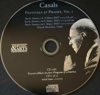 12CD/Set di cofanetti Pablo Casals: Casals Festivals At Prades, Vol. 2 