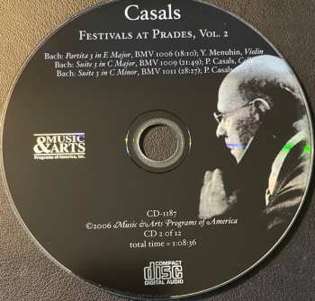 12CD/Set di cofanetti Pablo Casals: Casals Festivals At Prades, Vol. 2 